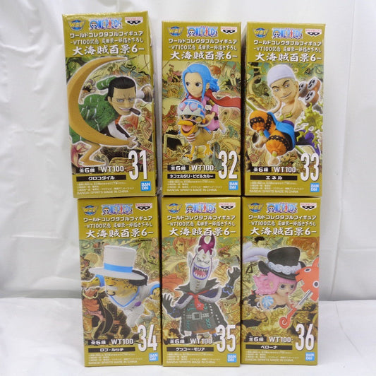 One Piece World Collectable Figure WT100 Commemorative Eiichiro Oda drawn down Pirate Hundred Views 6 6 Types Set 2583115 | animota