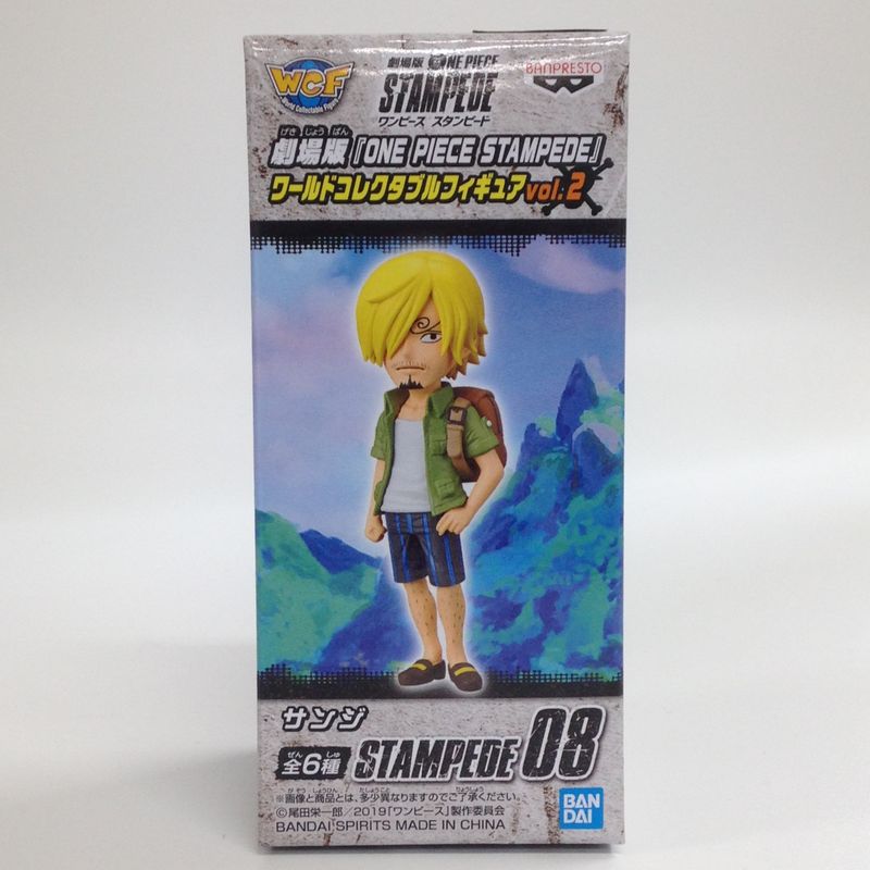 One Piece World Collectable Figure ONE PIECE STAMPEDE VOL.2 STAMPEDE08 Sanji 39648 | animota