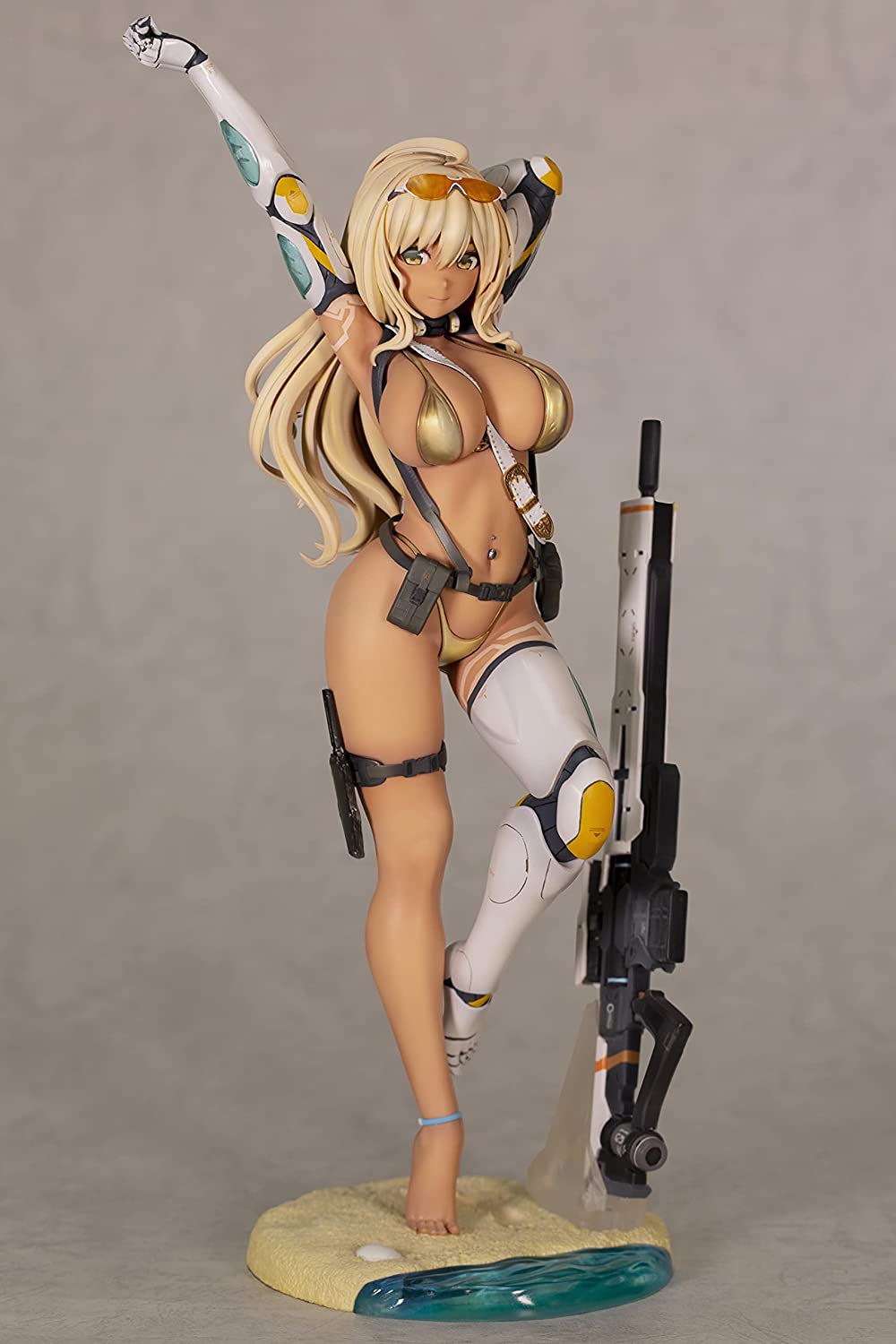 Alphamax Pixel Phillia 15 Gal Sniper Illustration by Nidy-2D- STD Version, 1/6 Scale, PVC Pre-painted Complete Figure | animota