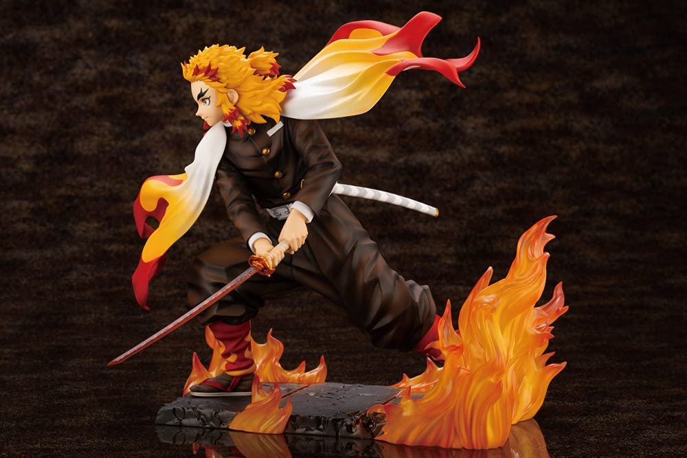 ARTFX J Demon Slayer: Kimetsu no Yaiba Kyojuro Rengoku 1/8 Complete ...