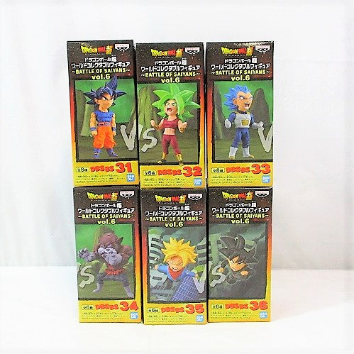 Dragon Ball Z World Collectable Figure -Battle of Saiyans -vol.6 6 kinds set 2534325 | animota