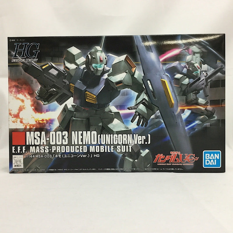 HGUC 140 MSA-003 Nemo (Unicorn Ver.) Bandai Spirits version | animota