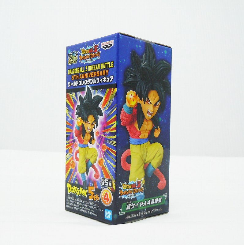 DRAGONBALL Z Dokkan Battle 5th Anniversary World Collectable Figure Super Saiyan 4 Son Goku 81845 | animota