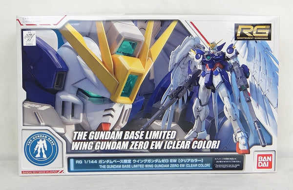 RG (Real Grade) 1/144 Gundam Base Limited Wing Gundam Zero EW [Clear Color] | animota
