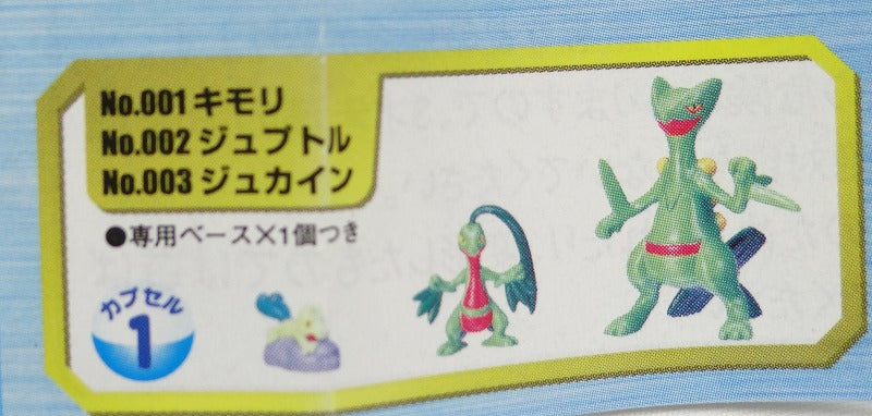 Pocket Monster Three -dimensional Pokemon Picture Book 1 Word 01 Kimori/Juptle/Jukaine | animota