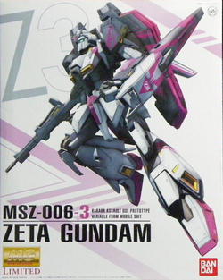 MG MSZ-006-3 Z Gundam No. 3 | animota