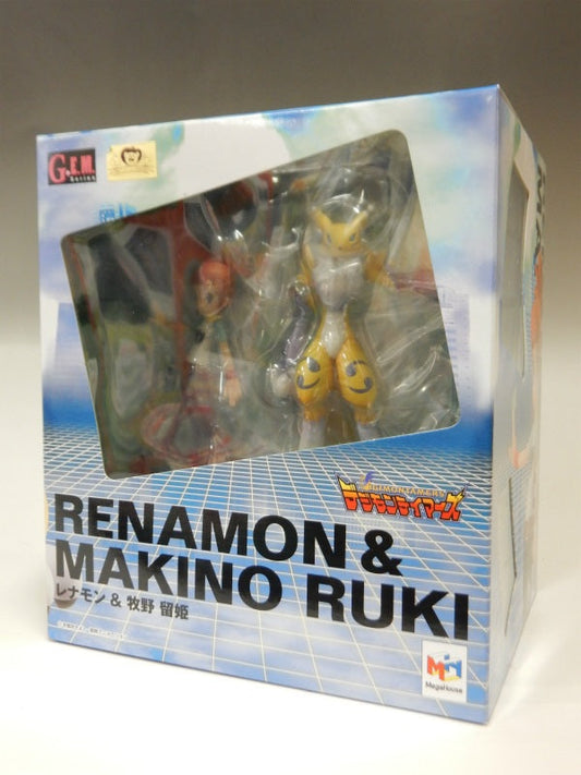 Mega House G.E.M. Digimon Tamers Makino Rihime & Lenamon | animota