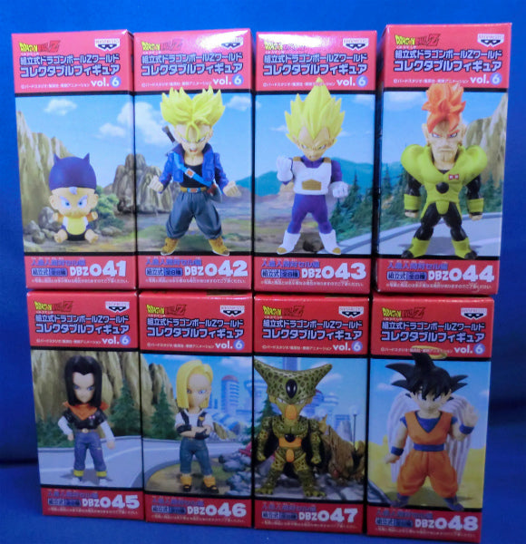 Dragon Ball Z World Collectable Figure VOL.6 Active human vs. cell edition All 8 types set 45937 | animota