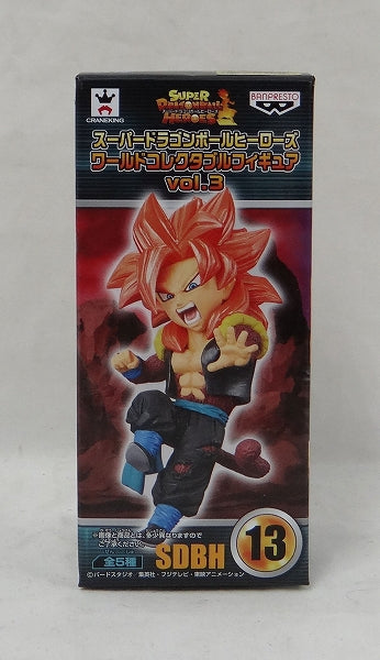 Super Dragon Ball Heroes Heroes World Collectable Figure Vol.3 SDBH13 Super Saiyan 4 Gogita: Xeno 38573 | animota