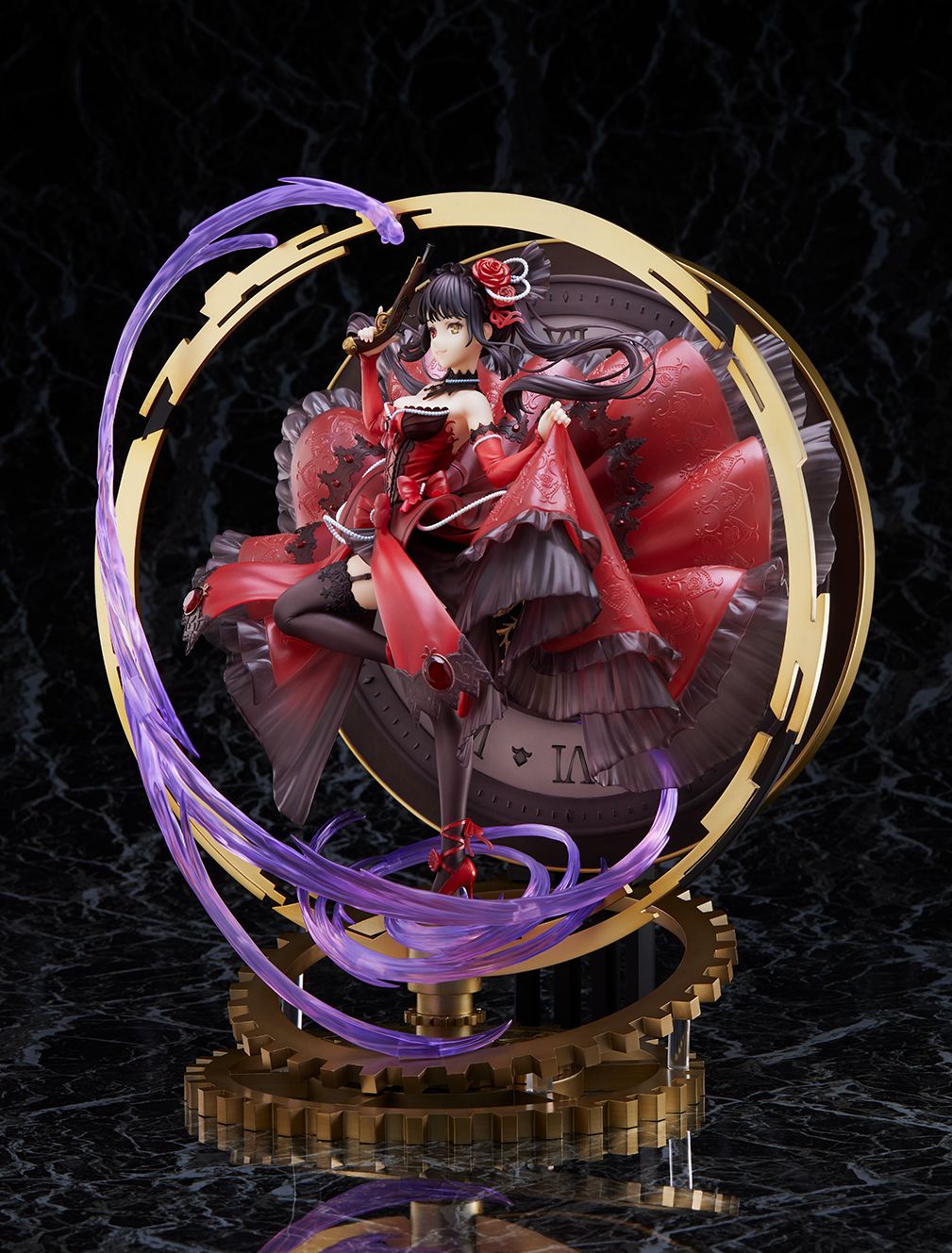 Date A Bullet: Dead or Bullet- Tokisaki Kurumi - Pigeon Blood Ruby Dress Ver. 1/7th Scale Figure | animota