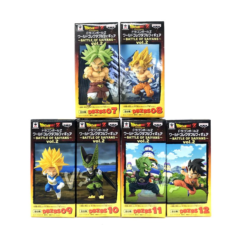 Dragon Ball Z World Collectable Figure -Battle of Saiyans -Vol.2 6 types set 36507 | animota