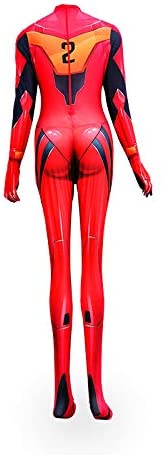 Evangelion Style Asca Langley Tights Full Body Cosplay Costume | animota