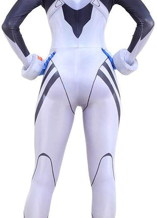 Evangelion Style Cosplay Costume White Bodysuit Plug Suit