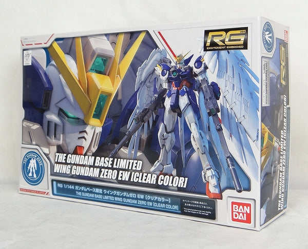 RG (Real Grade) 1/144 Gundam Base Limited Wing Gundam Zero EW [Clear Color] | animota