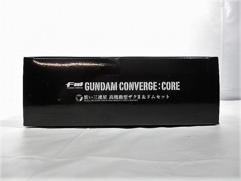 FW Gundam Converge Core Black Three Star High Mobile Mobile Zaku II & Dom Set | animota