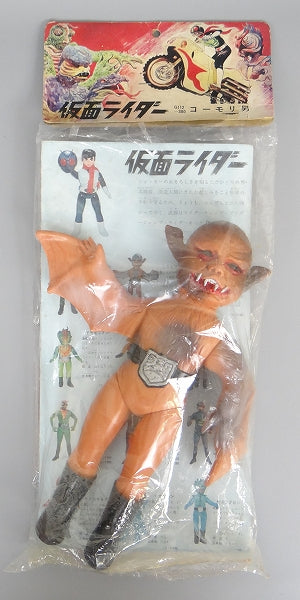 Former Bandai Kamen Rider Come Male (Bat Man) Standard Zize Soft vinyl at that time | animota