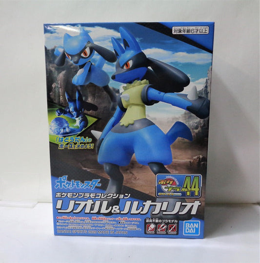 Pokemon Plastic Mocain No.44 Select Series Riol & Lucario | animota