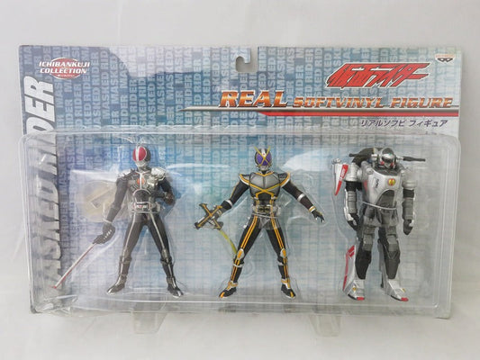 Ichiban Kuji Collection Kamen Rider Real Soft Vinyl Big Rider 555 Axel Kaiza Autobazine 3 Body Set | animota