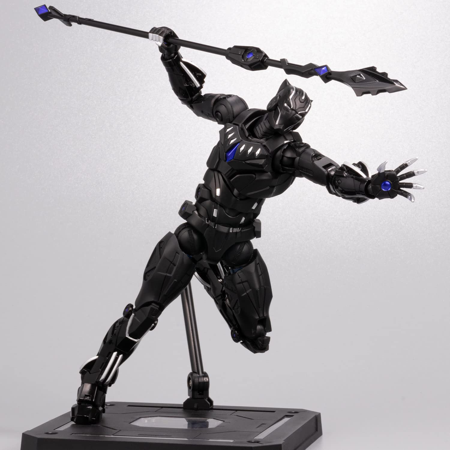 Fighting Armor Black Panther Action Figure | animota