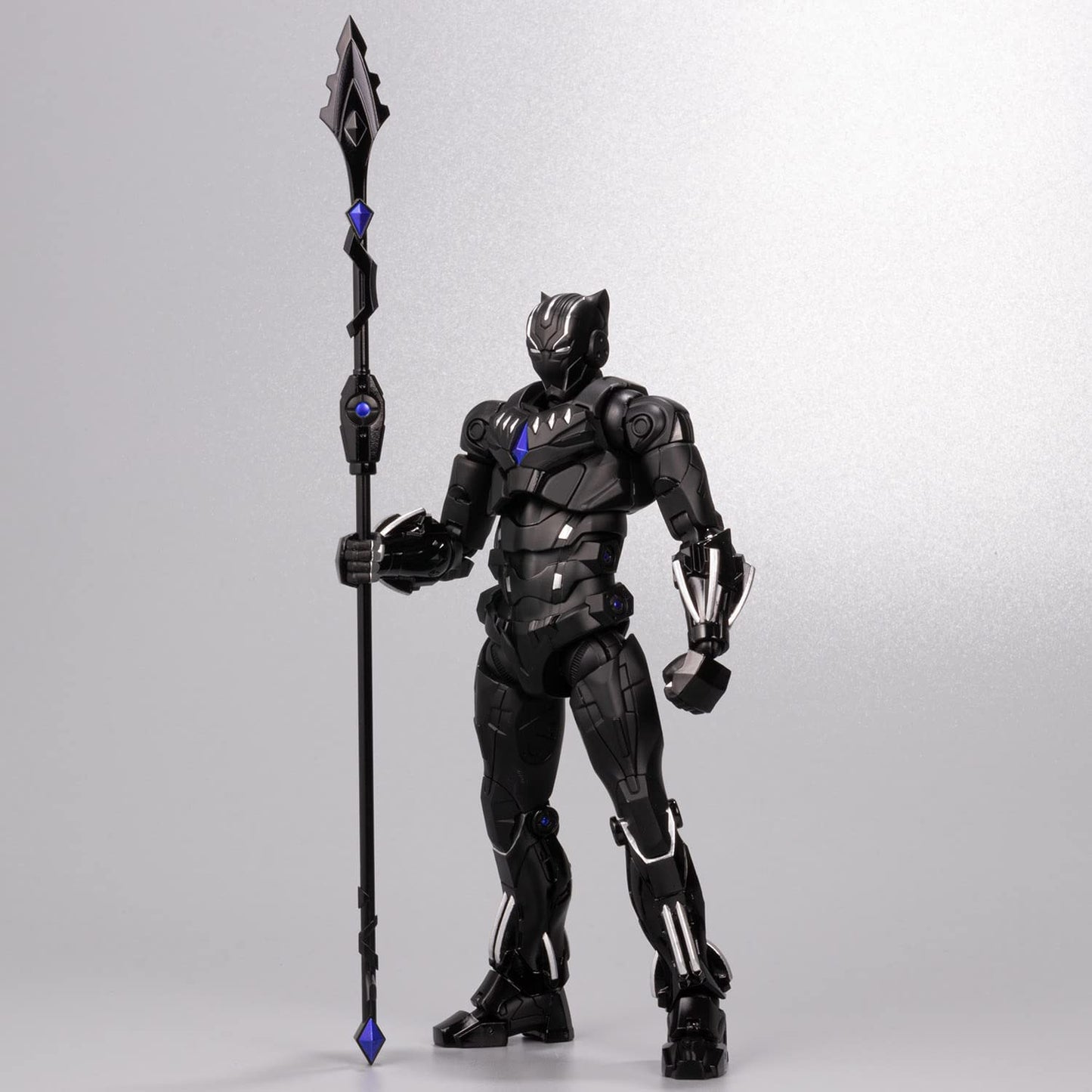 Fighting Armor Black Panther Action Figure | animota