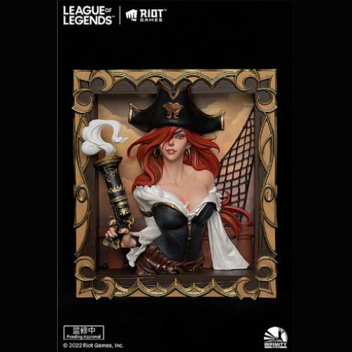 Infinity Studio x League of Legends The Bounty Hunter - Miss Fortune 3D Frame Complete Figure | animota