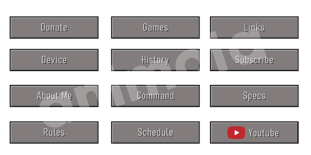 Minecraft-style panels for Twitch (Free) | animota