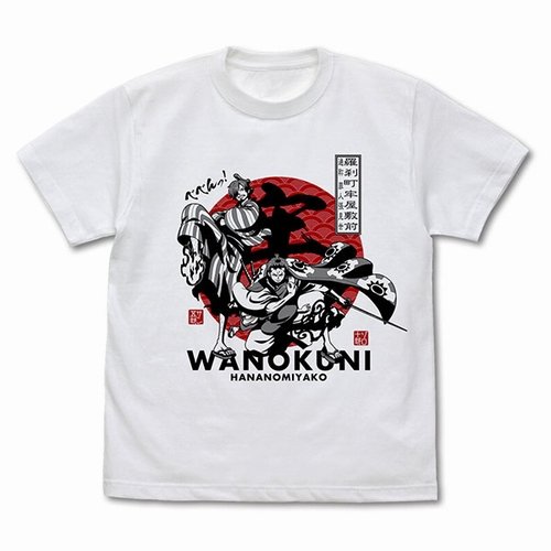 One Piece Zorojuro & Sangorou T-shirt / WHITE | animota