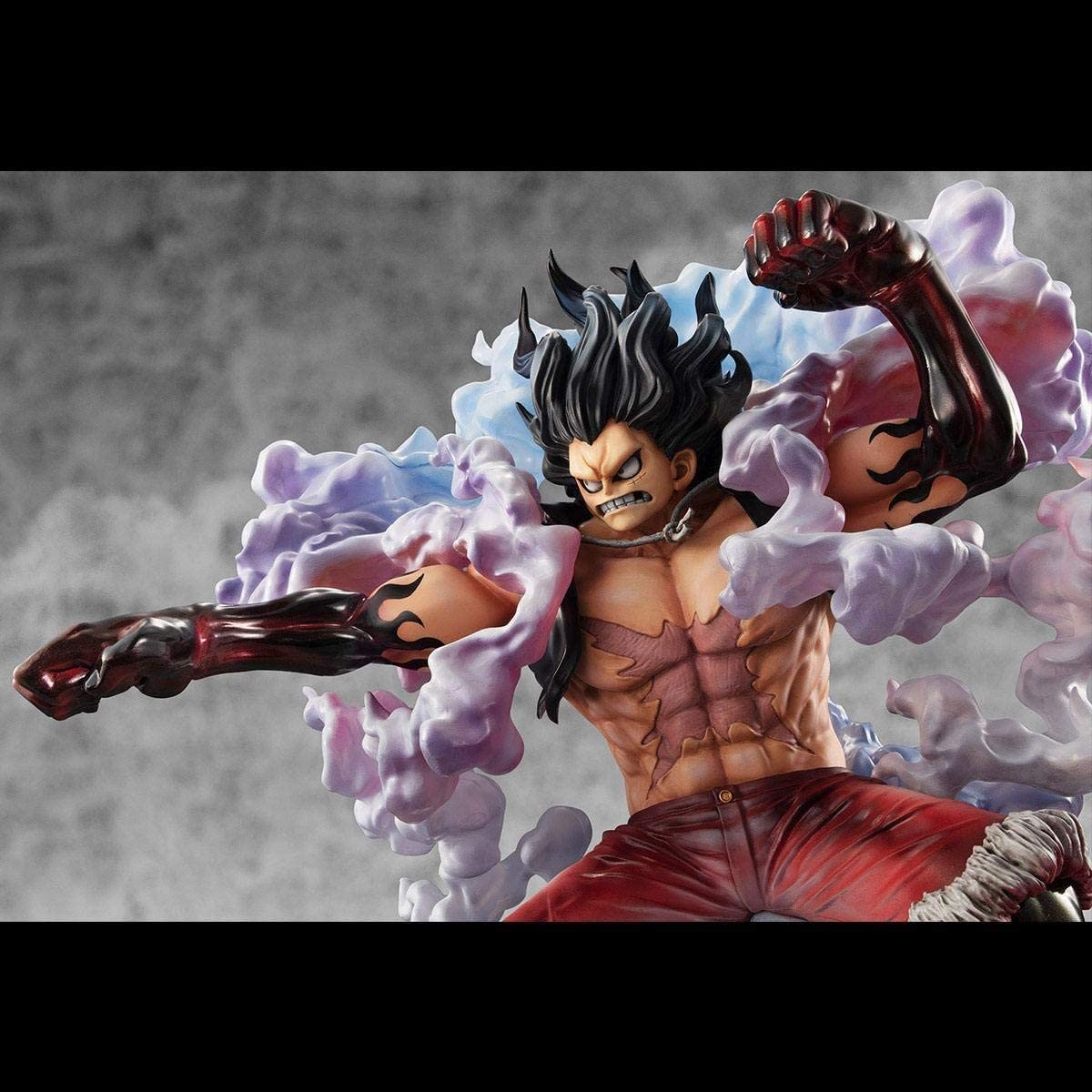 one piece luffy gear four Portrait of Pirates One Piece SA-MAXIMUM Monkey D Luffy Gear 4 Snakeman ABS & PVC Painted Finished Figure