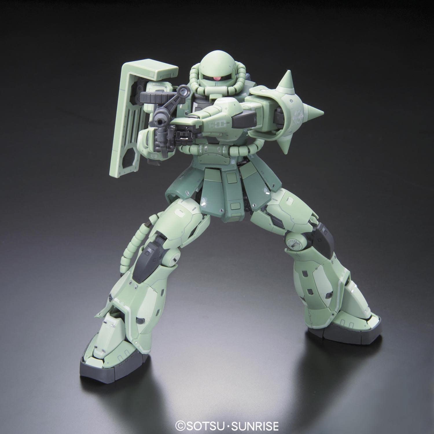 RG 1/144 MS-06F Mass Production Zaku Plastic Model | animota
