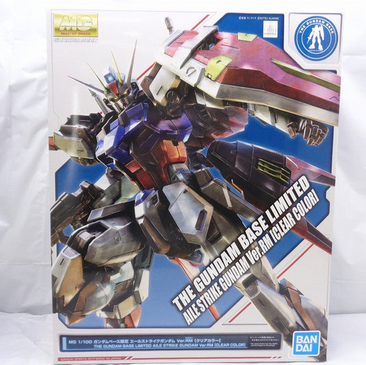 MG Gundam Base Limited Ale Strike Gundam Ver.RM [Clear Color] (Bandai Spirits version) | animota