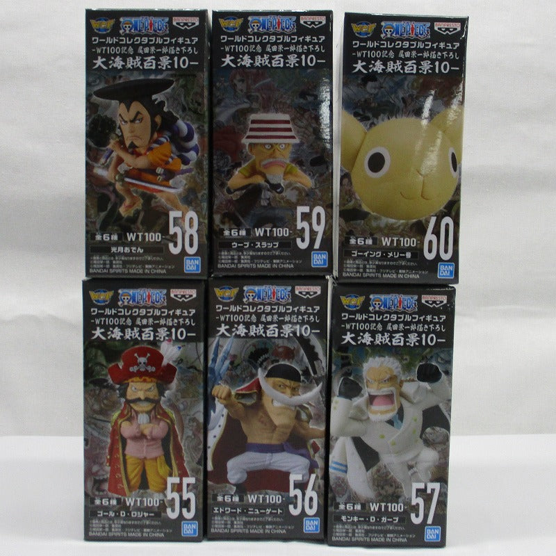 One Piece World Collectable Figure WT100 Commemorative Eiichiro Oda drawn down Pirate Hundred Views 10 6 Types Set 2583119 | animota