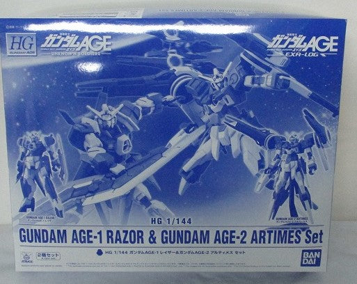 HG 1/144 Gundam AGE-1 Razor & Gundam AGE-2 Ultimate Set | animota